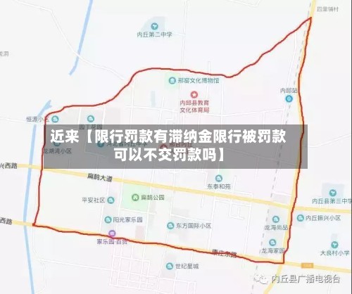 近来【限行罚款有滞纳金限行被罚款可以不交罚款吗】-第3张图片
