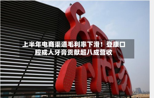 上半年电商渠道毛利率下滑!登康口腔成人牙膏贡献超八成营收